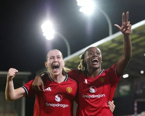 E. Terland's Treble Sends United Into Women's Champions League Main Draw