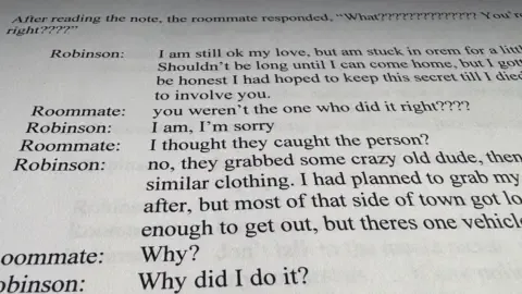 Detailed Conversation Log Between Conservative Commentator Suspect and Roommate