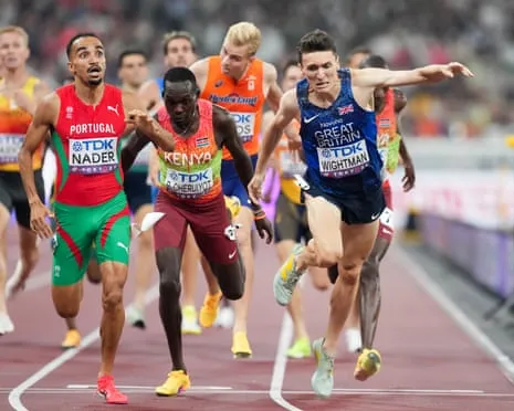 Britain's Jake Wightman Denied Gold as Portuguese Isaac Nader Wins Stunning 1500m Win