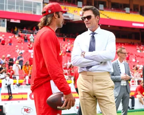 The NFL legend ignites online backlash following appearing in Las Vegas Raiders coaching booth